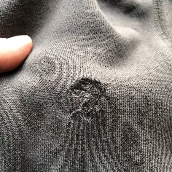 ESPRIT (EDC) -SM- Vintage 3/4 Button Up Hoody in warm chocolate brown - Picture 5 of 9